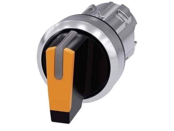 Siemens 3SU10522BM000AA0 3SU1052-2BM00-0AA0 Kiertokytkin Kiristyslaite Amber 2 x 45° 1 kpl 1 kpl