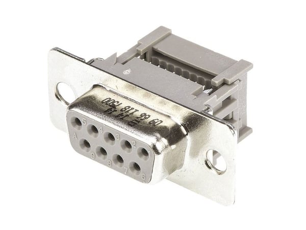 Harting 09 66 118 7500, D-Sub 1, Grå, Metallisk, Polybutylentereftalat (PBT), Stål, Termoplastisk harpiks, Kobberlegering, 10 mO, 1000 V