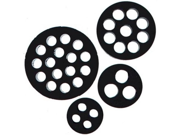 Lapp SKINTOP DIX-M, Kabelkanal, startstycke, Svart, Gummi, Skruvfäste, 3 x 7, ETIM 5.0 Class-ID: EC000032, ETIM 6.0 Class-ID: EC000032, IP54