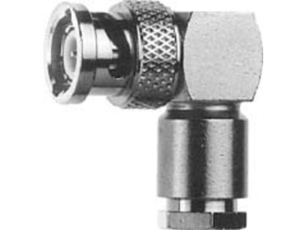 Telegärtner 100023301 100023301 BNC-liitin Pistoke, kulmikas 50 Ω 1 kpl