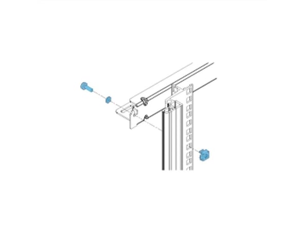 nVent SCHROFF 27230056 19-tommers nettverksskap-festemateriell, flerfarget