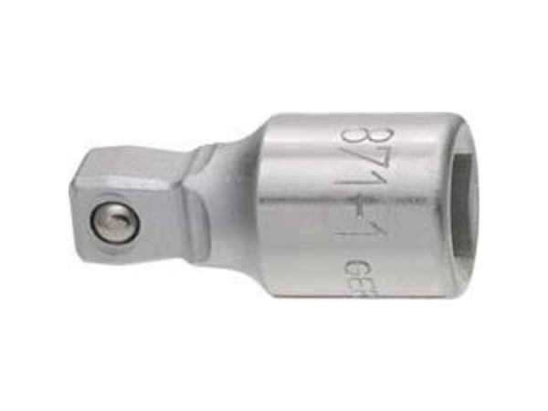 HAZET 871-1, Stikkontakt, 1/4", Metrisk/imperisk, 1 hoder, 6.3 mm, 2,5 cm