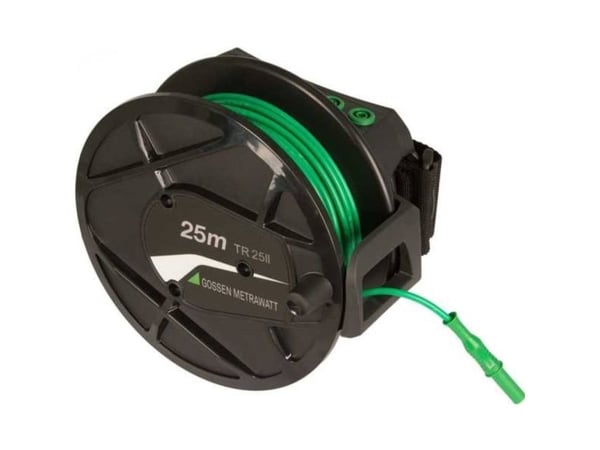 Gossen Metrawatt Z503X TR25 II kabeltrommel for lavohm- og jordingsmåling - 25 m - 1 stk (Z503X)