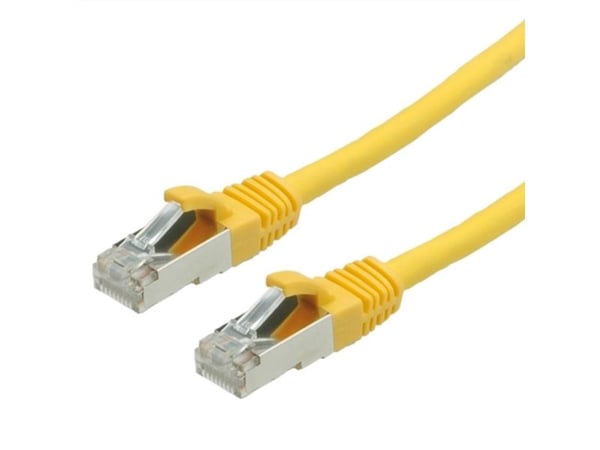 VALUE 21.99.1222, 0,5 m, Cat6, S/FTP (S-STP), RJ-45, RJ-45, Gult