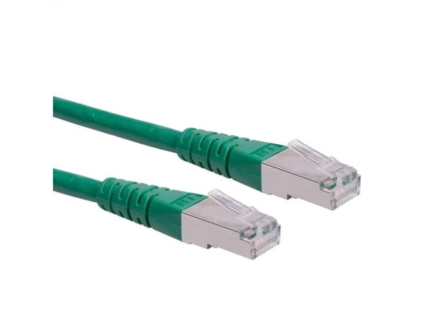 ROLINE 21.15.1323, 0,5 m, Cat6, S/FTP (S-STP), RJ-45, RJ-45, Grønn