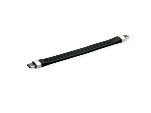 ROLINE 11.02.9054, 0,11 m, USB C, USB C, USB 3.2 Gen 2 (3.1 Gen 2), 10 Gbit/sek., Sort