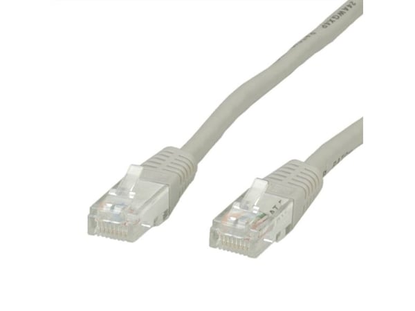 Value UTP Patch Cord, Cat.6, grey 2 m, U/UTP (UTP)
