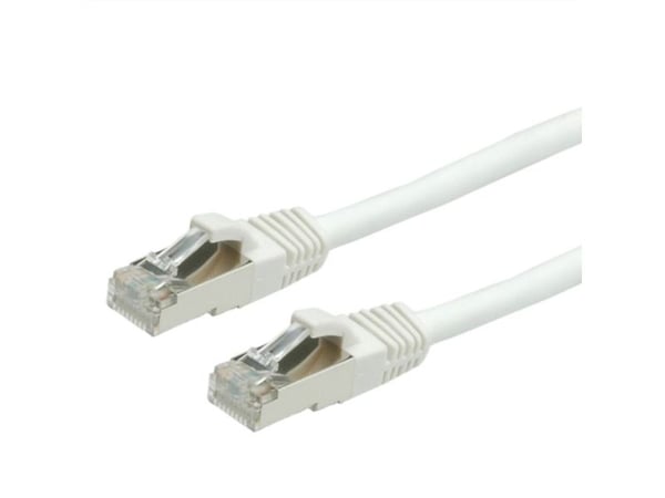 VALUE S/FTP Patch Cord Cat.6, halogen-free, white, 1.5m, Valkoinen
