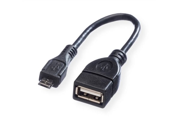 VALUE 11.99.8311, 0,15 m, USB A, Micro-USB B, USB 2.0, Hanstik/Hunstik, Lajittelu