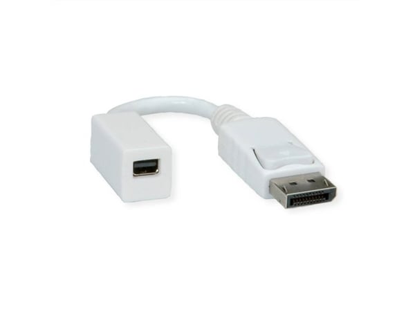 ROLINE 12033132, 0,15 m, DisplayPort, Mini DisplayPort, Hankjønn, Hunkjønn, Hvit