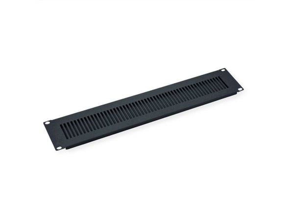 Value 26.99.0320, Frontpanel, Sort, Metall, Stål, 2U, 48,3 cm (19"), 359,9 g