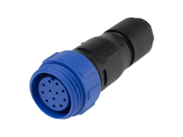 Bulgin PX0411/12S/6065 rundstikkontakt, sokkel samlet poltall: 12, 1 stk