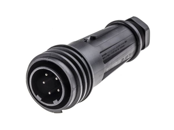 Bulgin PX0921/05/P rundstiftkontakt, 5-polet, 1 stk