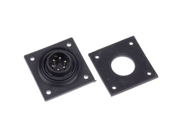 Bulgin PX0767/P rundstikforbinder flangekabinett, samlet polantall: 6, 1 stk