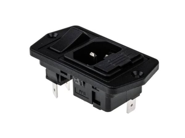 Bulgin BVA01/Z0000/01 Strømstik 1 stk