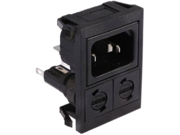 Bulgin BZV03/Z0000/04 Strømstik 1 stk Bulgin BZV03/Z0000/04 Strømstik 1 stk
