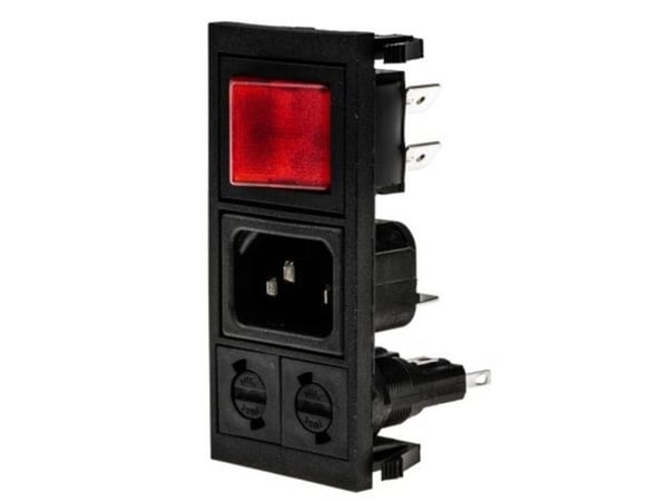 Bulgin BZV03/Z0000/06 Strömkontakt 1 st