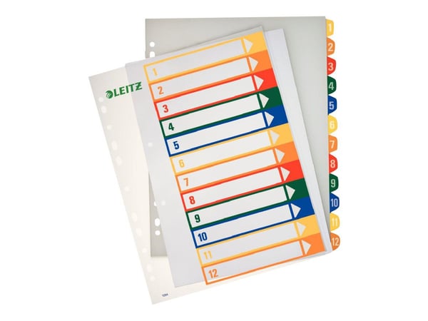 Leitz PC Printable Index - 12 ark indekskort