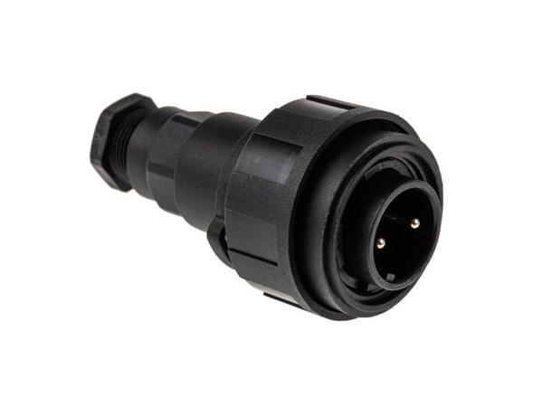 Bulgin PX0736/P rundstift kontakt, rett sammensatt poltall: 2, Serie (rundstiftforbindelse): PX07, 1 stk