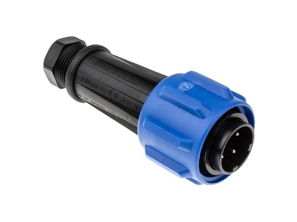 Bulgin PX0911/04/P rund kontakt, rette samlede poler: 4, serie PX09 (1 stk)