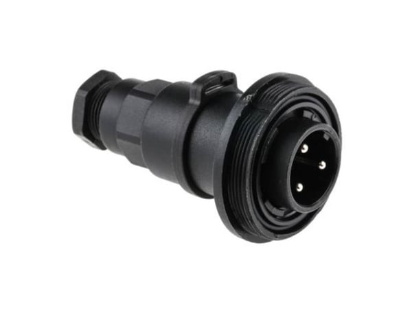 Bulgin PX0732/P rundpinstikkontakt, rett samlet polantall: 3, serie (rundstiftforbindelse): PX07 1 stk