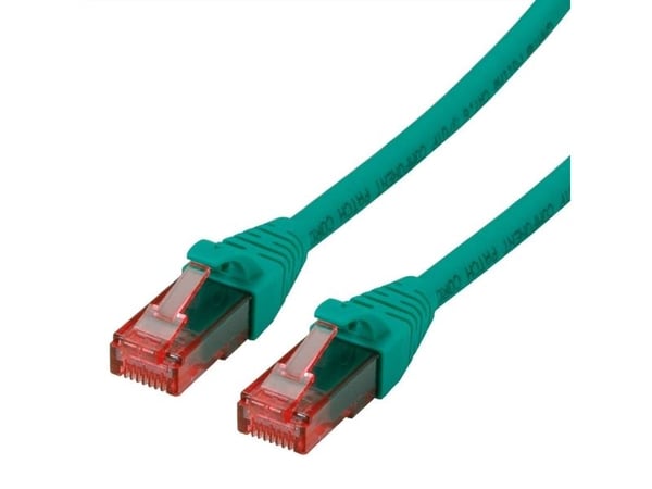 ROLINE 21.15.2533, 3 m, Cat6, U/UTP (UTP), RJ-45, RJ-45, Grønn