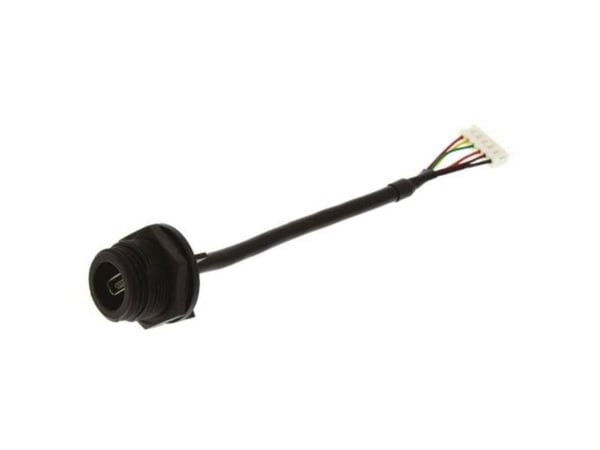 Mini-USB-liitin 2.0 - Tyyppi A / B - IP68 Liitäntä, uppoasennus PX0457 Nastapistoke PX0457 Bulgin Sisältö: 1 kpl