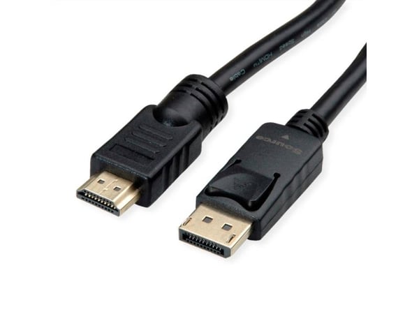 ROLINE 11.04.5776, 7,5 m, HDMI-tyyppi A (vakio), DisplayPort, Uros, Uros, Suora