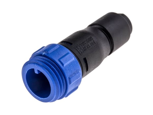 Bulgin PX0411/03P/5560 rundstikk - rett - 3-polet - serie PX04