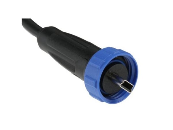 USB Connector Adapter 2.0 - IP68-kontakt, rett PX0441/3M00 USB A/mini USB B PX0441/3M00 Bulgin Innhold: 1 stk