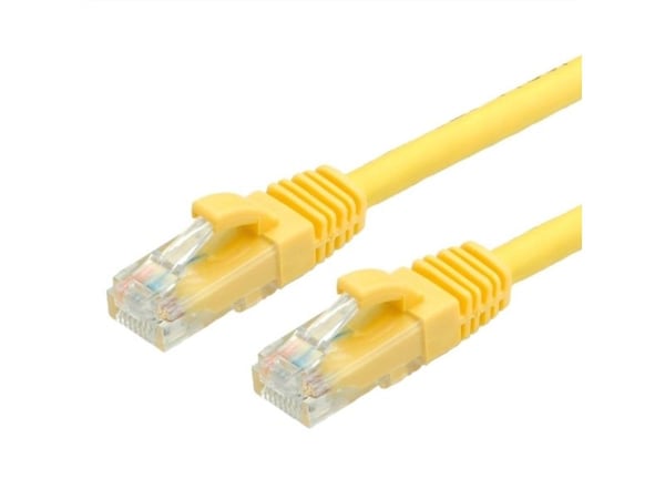 VALUE Cat6a 1.5m, 1,5 m, Cat6a, U/UTP (UTP), RJ-45, RJ-45, Gult