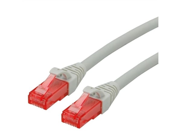 ROLINE 21152500, 0,5 m, Cat6, U/UTP (UTP), RJ-45, RJ-45, Harmaa