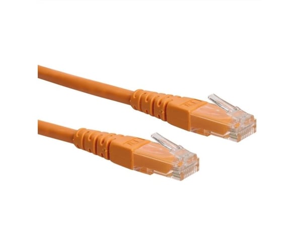 ROLINE 1.0m Cat6 UTP, 1 m, Cat6, U/UTP (UTP), RJ-45, RJ-45, Oransje