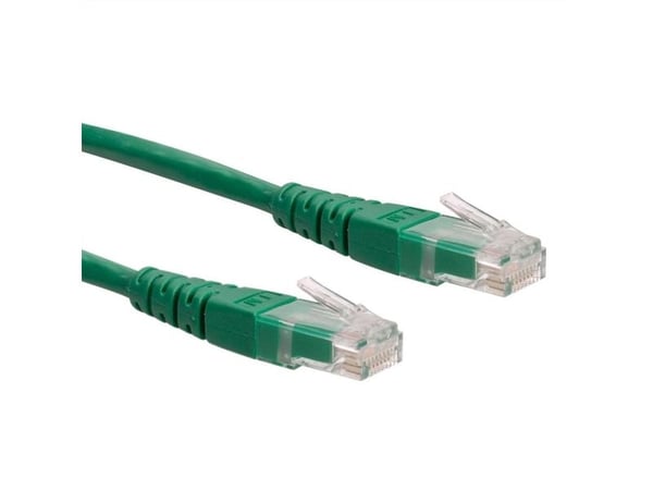 ROLINE 0.3m Cat6 UTP, 0,3 m, Cat6, U/UTP (UTP), RJ-45, RJ-45, Grønn