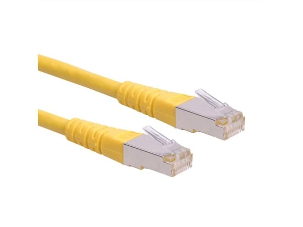 ROLINE 21.15.1322, 0,5 m, Cat6, S/FTP (S-STP), RJ-45, RJ-45, Gult