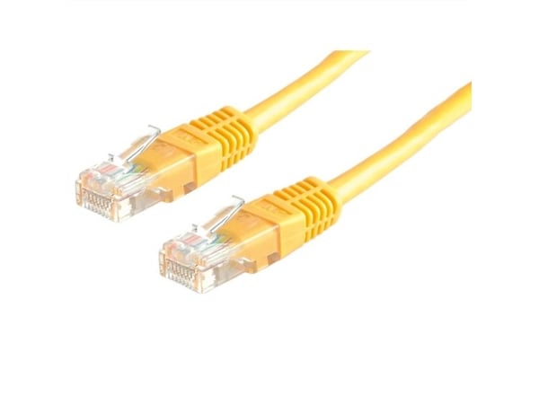 VALUE UTP Patch Cord Cat.6, yellow 7 m, U/UTP (UTP), Gult