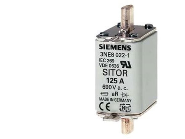 Siemens 3NE80181 Sikringsindsats Sikringsstørrelse = 0 63 A 690 V 3 stk
