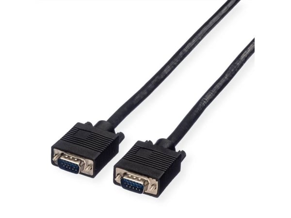Value SVGA Cable, HD15, M/M 20 m, 20 m, VGA (D-Sub), VGA (D-Sub), Hankjønn, Hankjønn, Sort