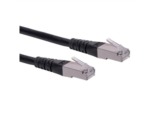ROLINE RJ-45, 2 m, 2 m, Cat6, S/FTP (S-STP), RJ-45, RJ-45, Sort