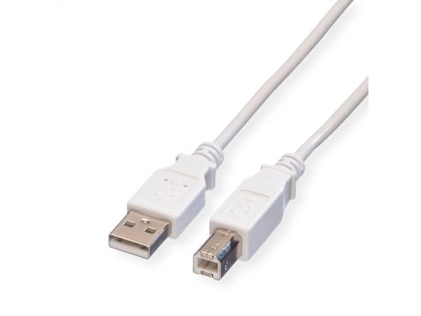 VALUE 11.99.8831, 3 m, USB A, USB B, USB 2.0, Uros/uros, Harmaa