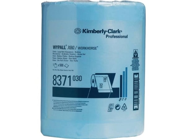 Kimberly Clark 8371 WYPALL X60 rengjøringskluter 1 ark (500 stk.)