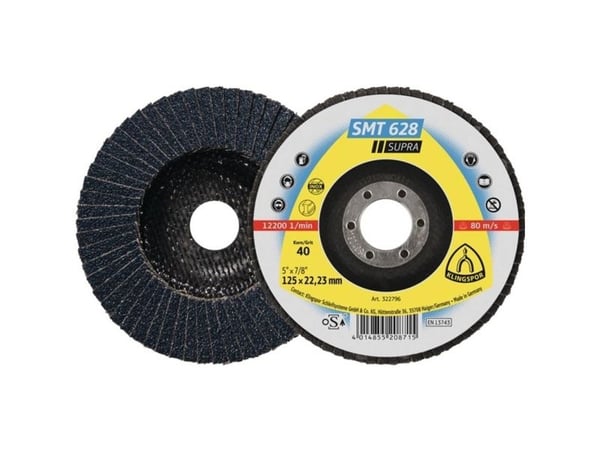 Klingspor 322796 slipeskinn 125 mm 10 stk