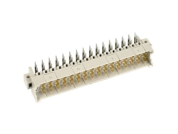 Harting kniv-list – utførelse F vinklede lodde-stifter | poler: 48 | 09 06 148 6901 – 1 stk