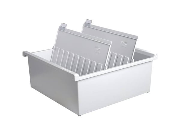 HAN 954-0-11, A4, Plast, Polystyren (PS), Grå, 322 mm, 346 mm, 138 mm