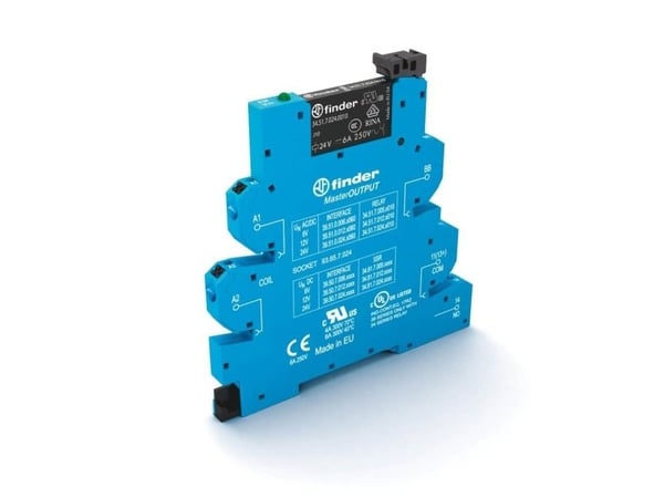 Finder 39.51.0.012.0060, Sininen, 12 V, 50 - 60 Hz