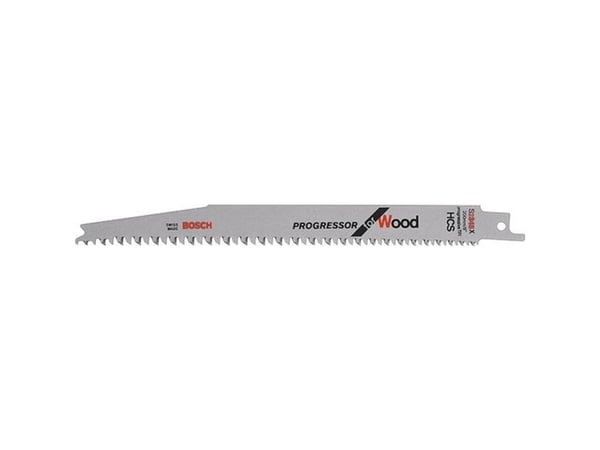 Bosch Progressor for Wood S 2345 X - Sagblad - for construction boards, tre, kartong, medium-density fibreboard (MDF), kryssfinér, plast - 5 deler ...