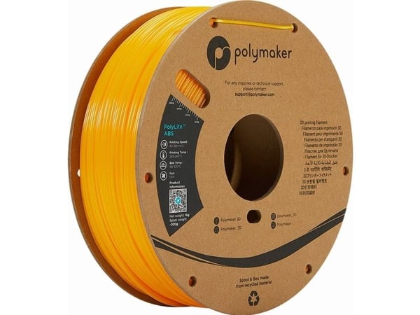 Polymaker 70176 Filament ABS-plast lukt mild 2,85 mm 1 kg Gul PolyLite 1 stk