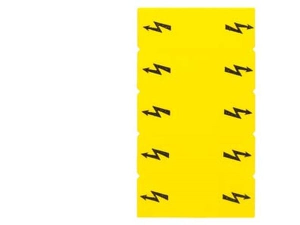 Siemens Warnschild 8WH9065-5BA06, Gul, 2 g, 50 mm, 22 mm, 4 mm