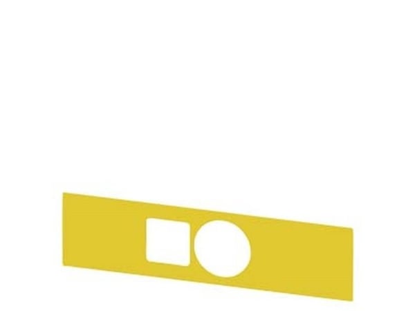 Siemens 3SU1900-0BF31-0AA0 Kyltti (L x K) 112 mm x 38 mm ilman keltaista, musta 10 kpl