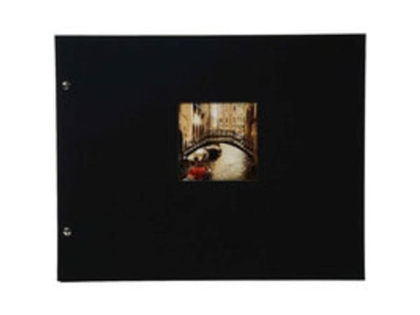 Goldbuch Bella Vista, Sort, 40 ark, Polyurethan, Papir, 300 mm, 250 mm, 1 stykker